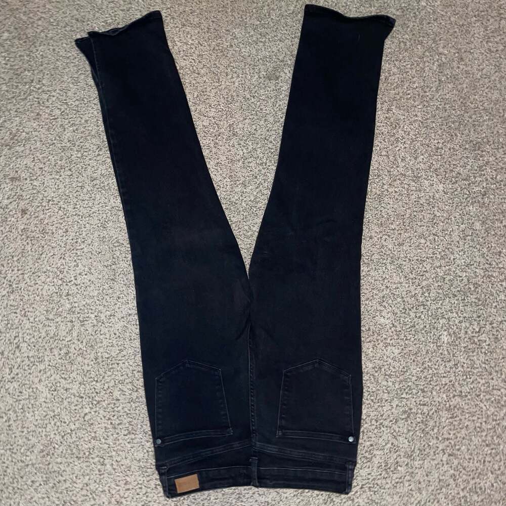 Judy Blue JB88451 Black Straight Leg Jeans Size 11/30 - Picture 2 of 9
